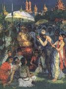 Francis Luis Mora Illustration for The White Umbrella china oil painting reproduction